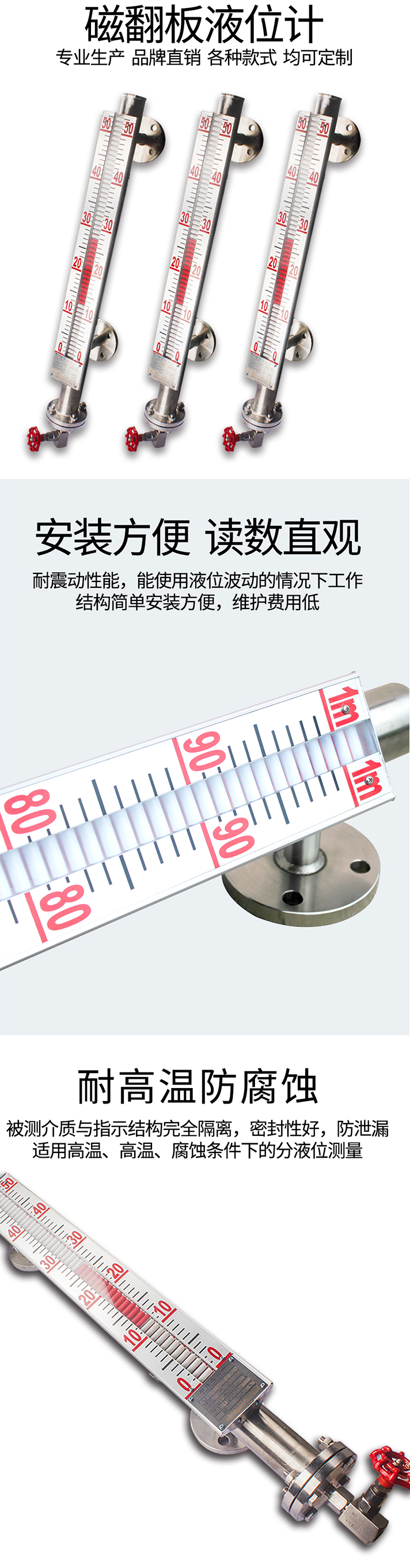 磁翻板液位计的原理和作用。(图1)